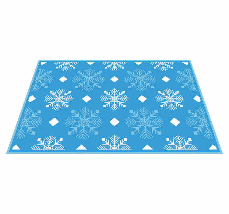 Set de table noël motif flocons de neige - TenStickers