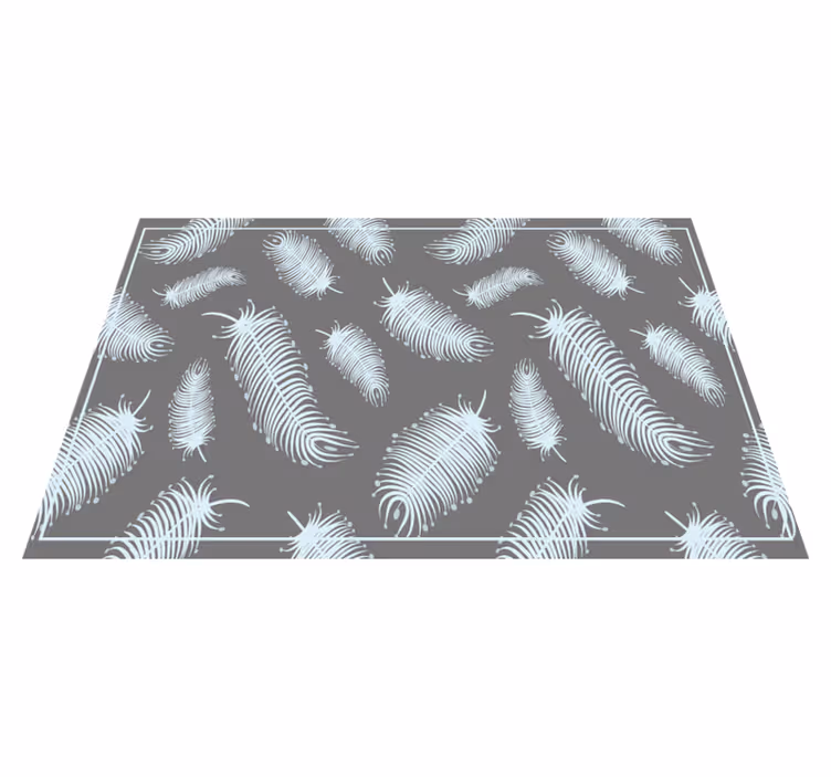 Set de table motif plumes - TenStickers