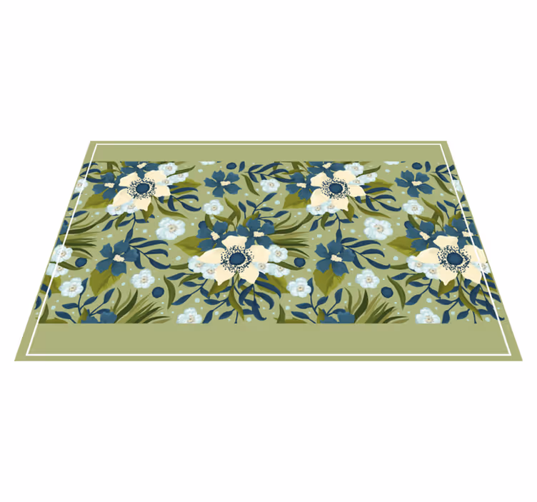 Set de table fond à motifs floraux - TenStickers