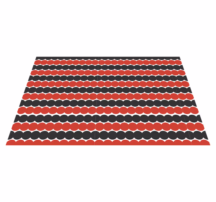 Set de table moderne à motif circulaire superposé - TenStickers
