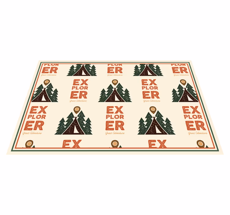 Set de table original motif aventure explorer - TenStickers