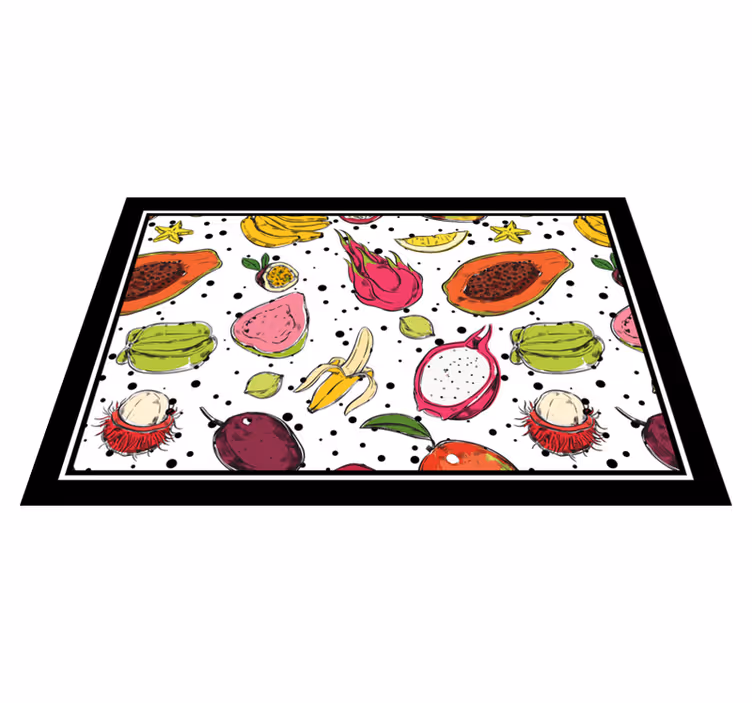 Set de table original motif fruits vibrants - TenStickers