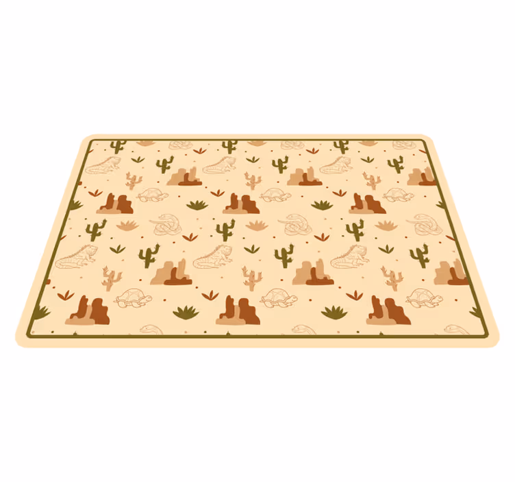 Set de table enfant thème animaux du désert - TenStickers