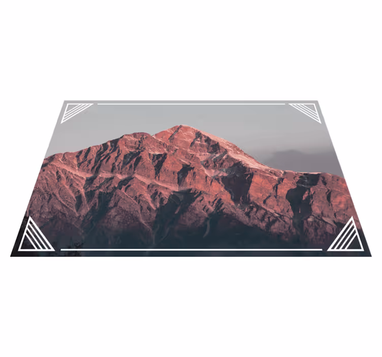 Set de table moderne paysage de montagne serein - TenStickers