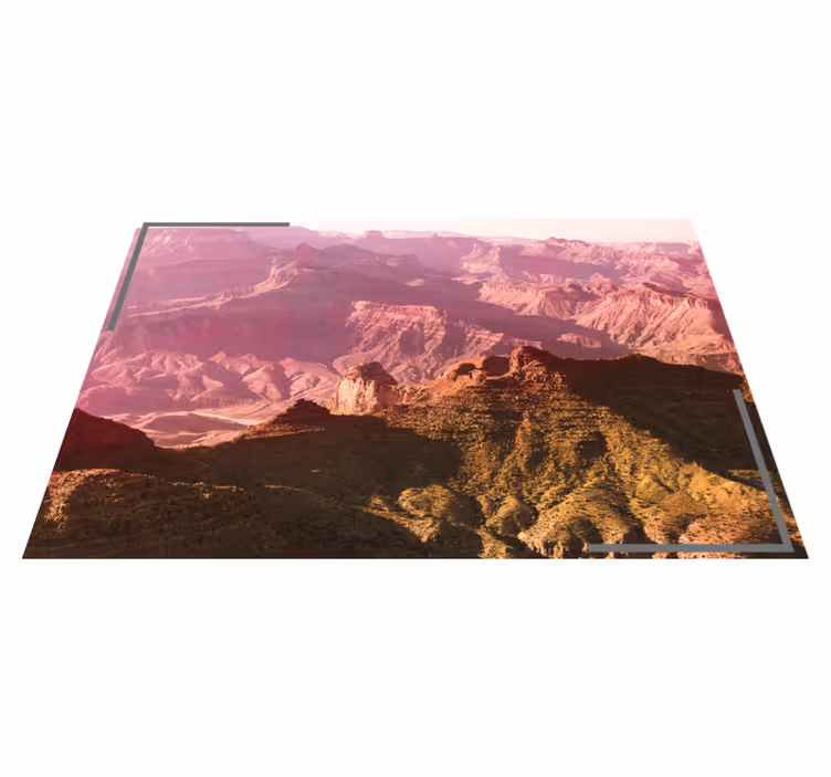 Set de table moderne paysage de montagne - TenStickers