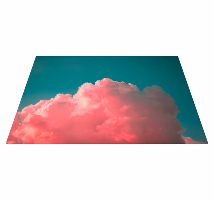 Set de table moderne nuage rose blush - TenStickers