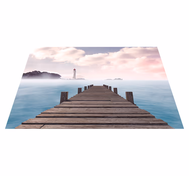 Set de table moderne chemin dock serein - TenStickers