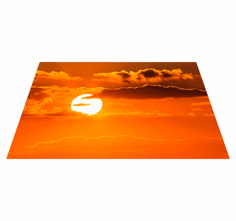 Set de table moderne scène de ciel au coucher du soleil - TenStickers