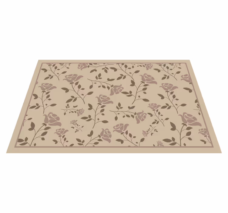 Set de table motif botanique floral - TenStickers