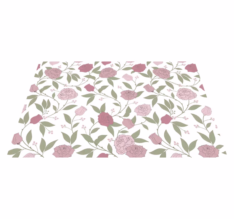 Set de table original motif floral élégant - TenStickers