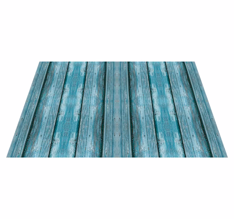 Set de table fond en planches de bois - TenStickers