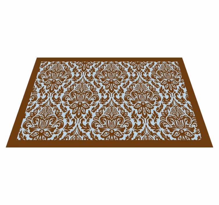 Set de table Émblème de fleur intricate - TenStickers