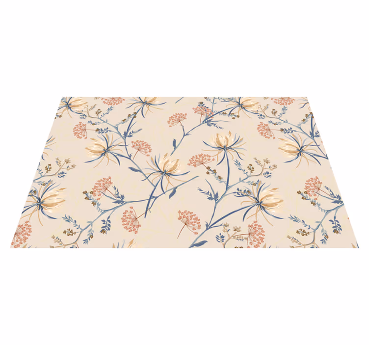 Set de table accents de motif floral - TenStickers