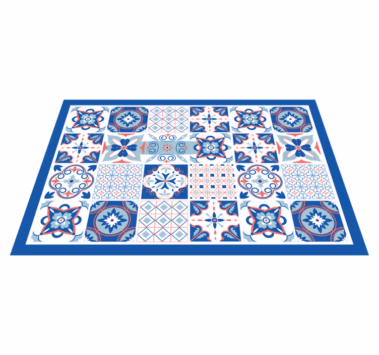 Set de table motif de carreaux complexe - TenStickers