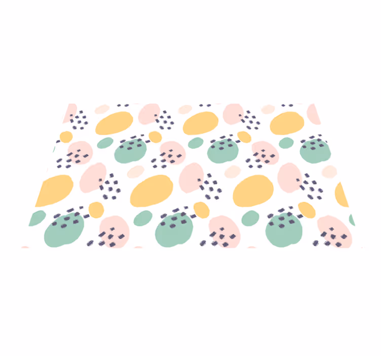 Set de table original Élément abstrait coloré - TenStickers