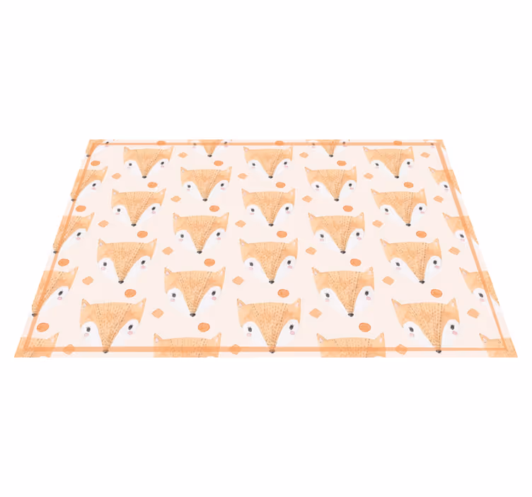 Set de table design enfant renards motif - TenStickers