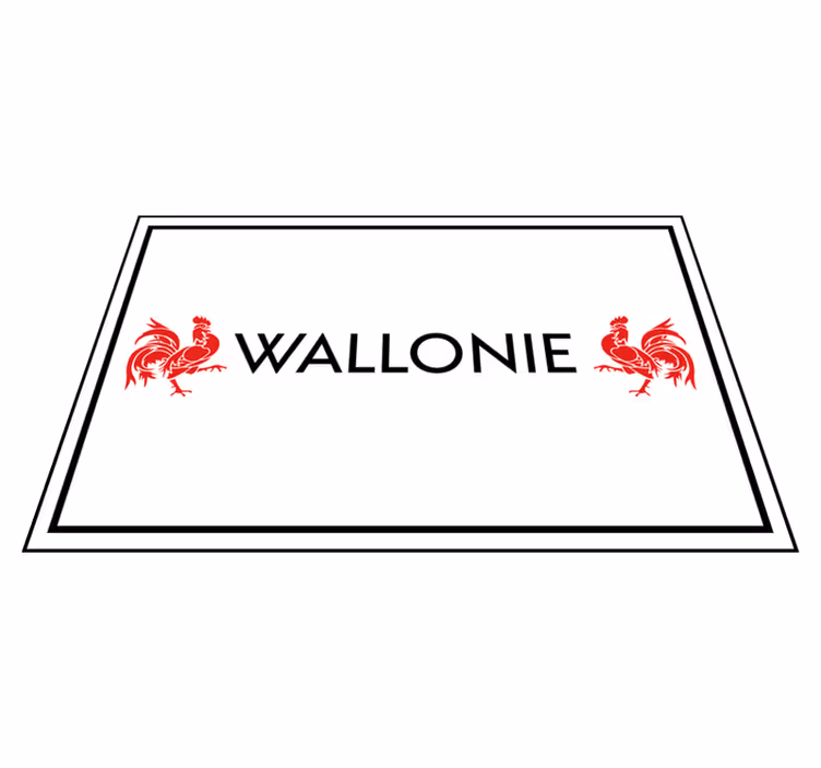 Set de table original Wallonie - TenStickers