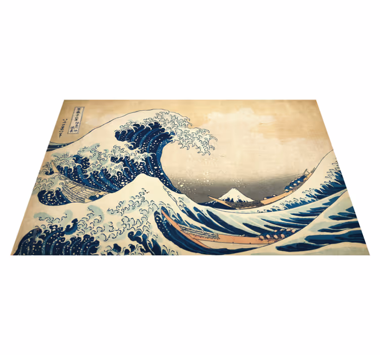 Set de table rectangulaire Vague de Kanagawa - TenStickers