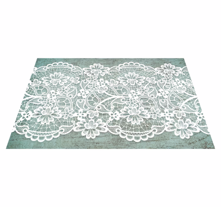 Set de table design élégant dentelle belge - TenStickers
