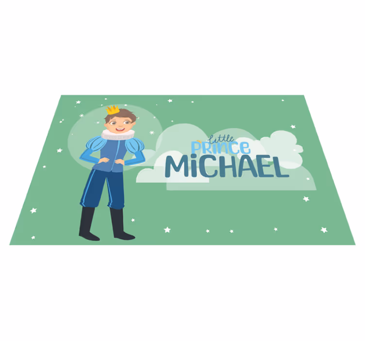 Set de table petit prince nom personnalisable - TenStickers