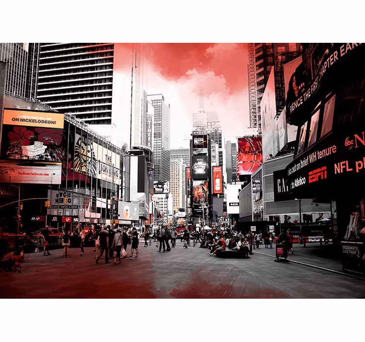 Tapisserie new york scène de paysage urbain - TenStickers