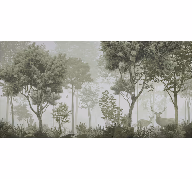 Papier peint forêt Évasion nature tranquille - TenStickers