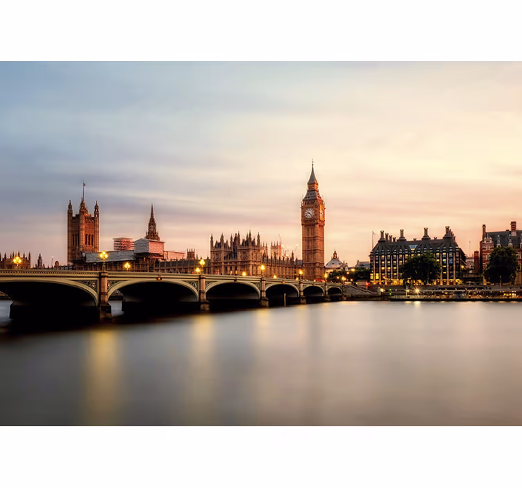 Peinture murale de la ville de westminster - TenStickers