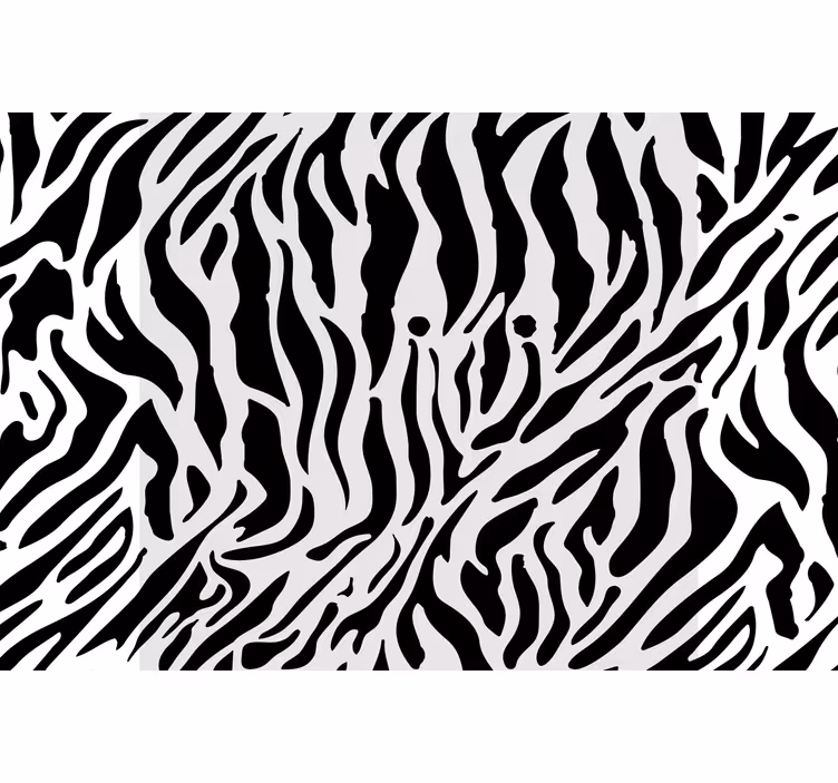 Tapisserie africaine motif zèbre - TenStickers