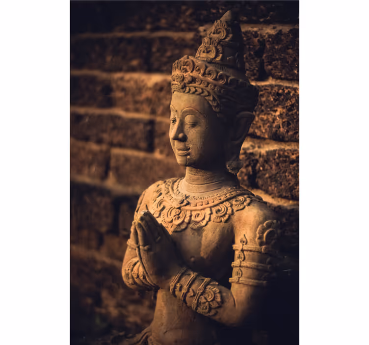 Tapisserie bouddha figure décorative zen - TenStickers