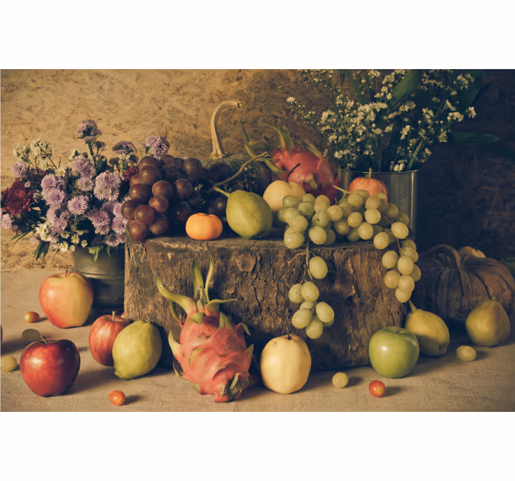 Tapisserie cuisine fruits pour cuisine - TenStickers