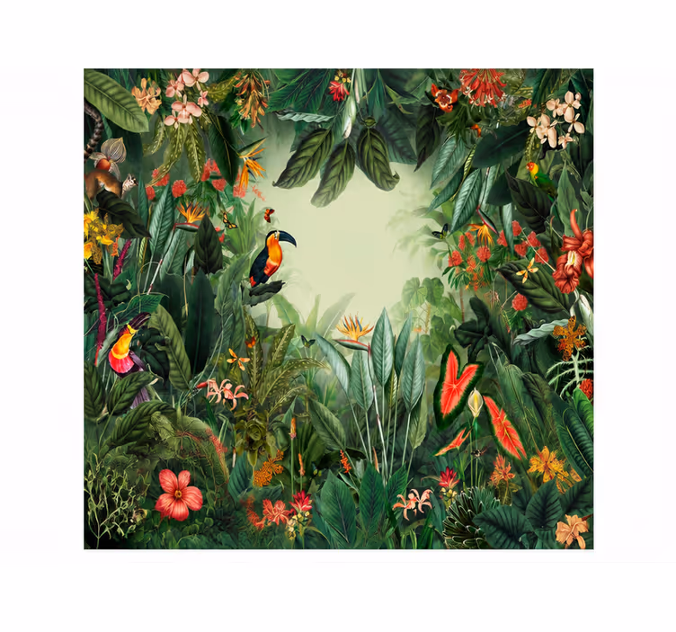 Papier peint nature jardin exotique - TenStickers