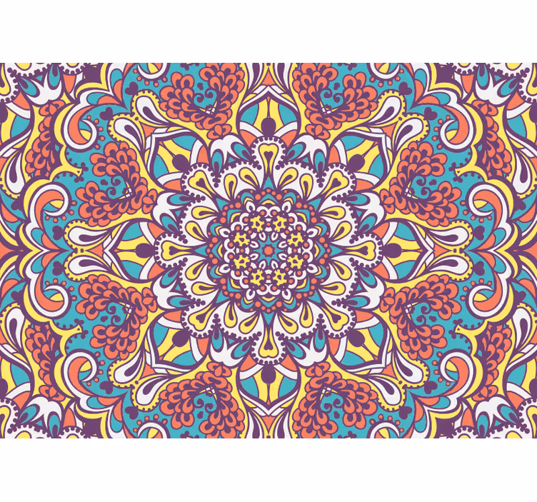 Papier peint zen Mandala Oriental - TenStickers