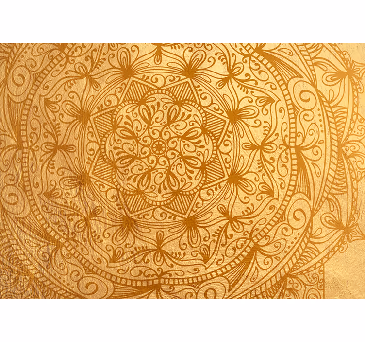 Papier peint zen Poème doré - TenStickers