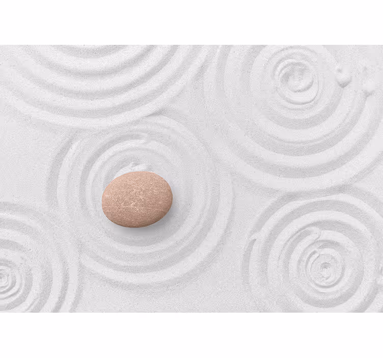 Papier peint salle à manger goutte dans sable - TenStickers