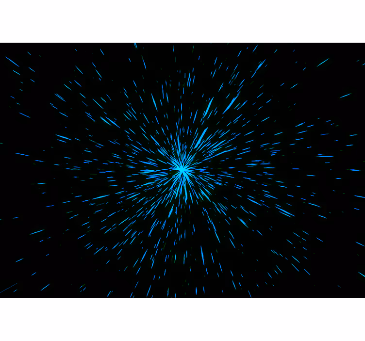 Tapisserie espace effet éclat d'étoiles - TenStickers