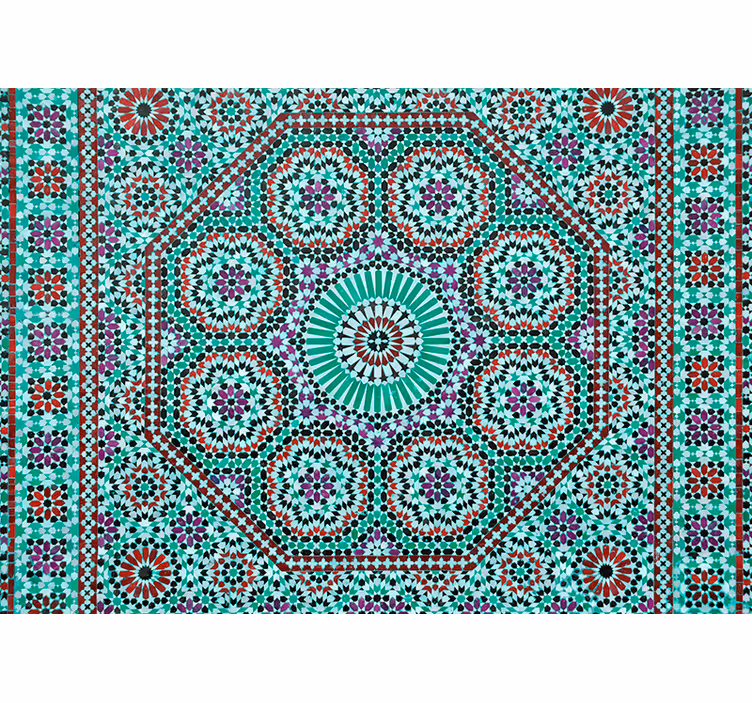 Tapisserie textures et motifs motif géométrique orné - TenStickers