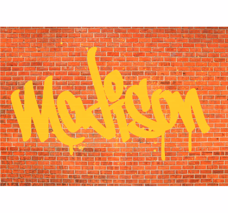 Tapisserie graffiti art de texte graffiti - TenStickers