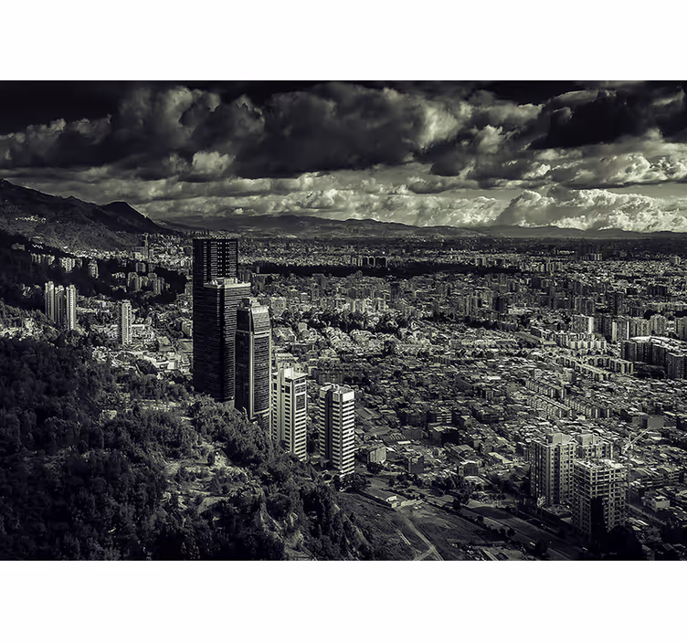 Tapisserie villes et pays vue urbaine de mountain view - TenStickers