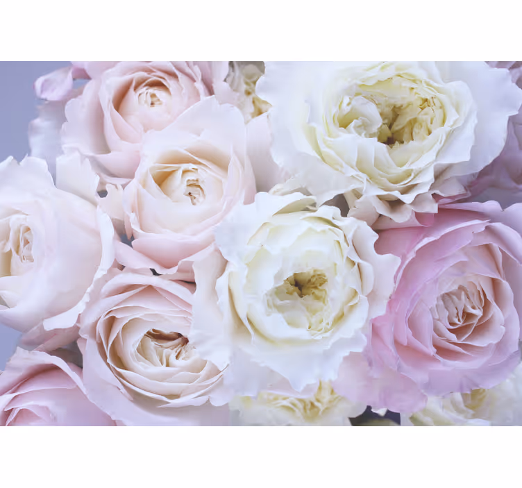 Tapisserie rose nuances de rose doux - TenStickers