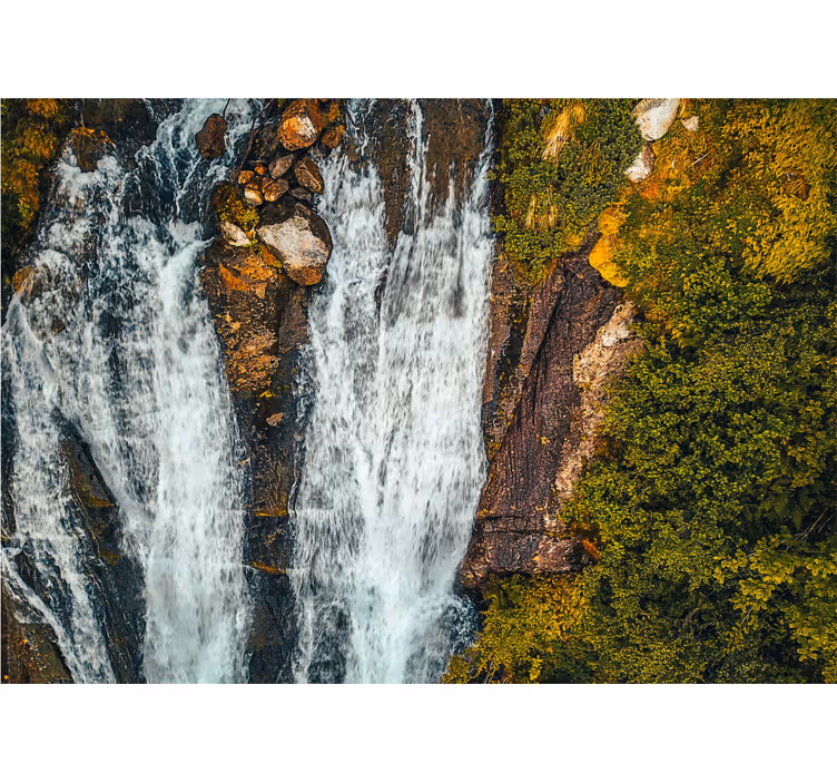 Tapisserie cascade paysage de grande cascade - TenStickers