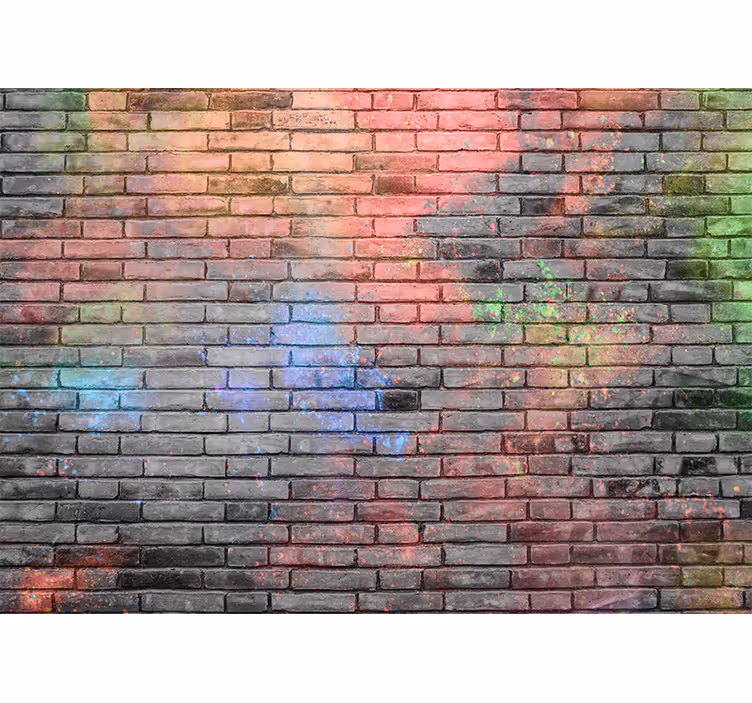 Tapisserie graffiti Éclat urbain en couleurs - TenStickers