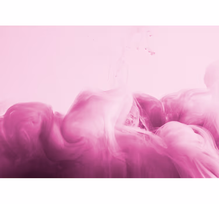 Tapisserie abstraite flux de fumée rose - TenStickers