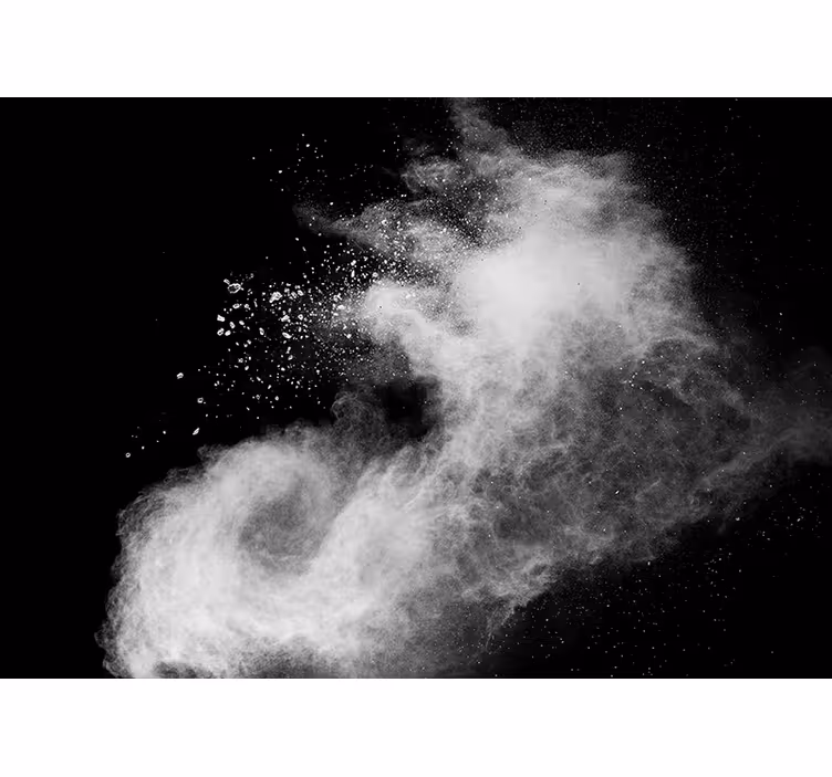 Papier peint 3d effet nuage de fumée - TenStickers