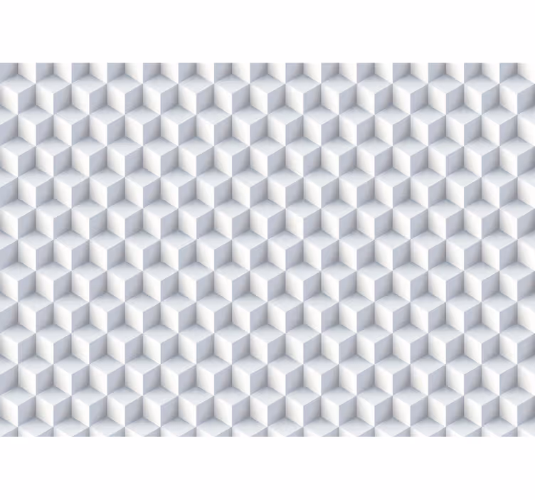 Papier peint 3d design à motifs de cubes - TenStickers