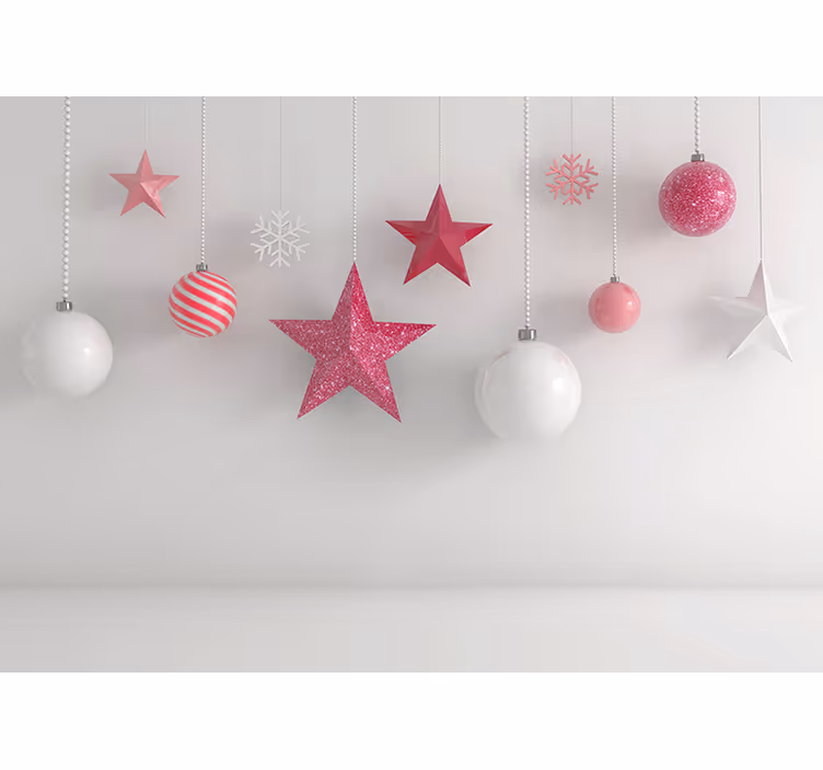 Tapisserie noel ornements de noël suspendus - TenStickers