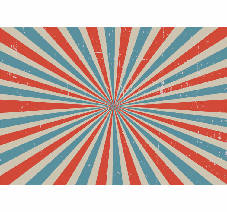 Tapisserie graffiti Éclat de couleurs radial - TenStickers