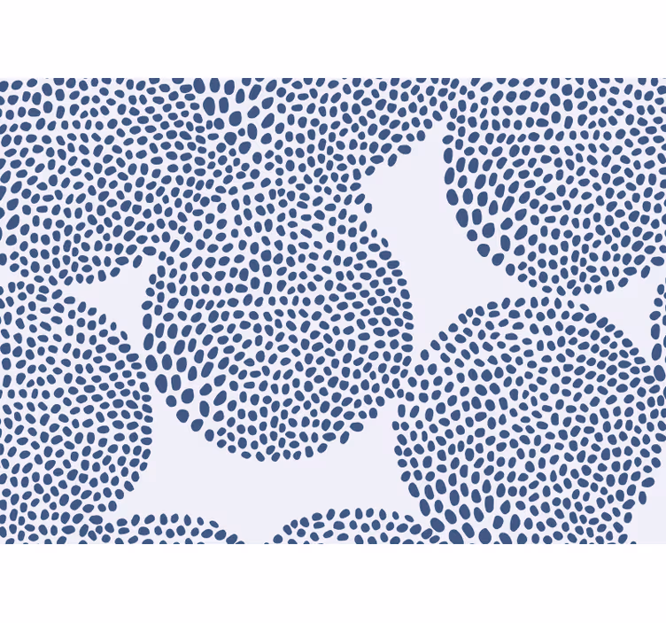 Tapisserie textures et motifs motif formes organiques - TenStickers