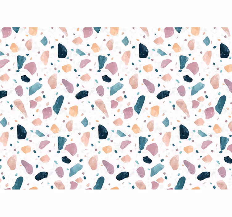 Tapisserie textures et motifs motif de forme abstraite - TenStickers