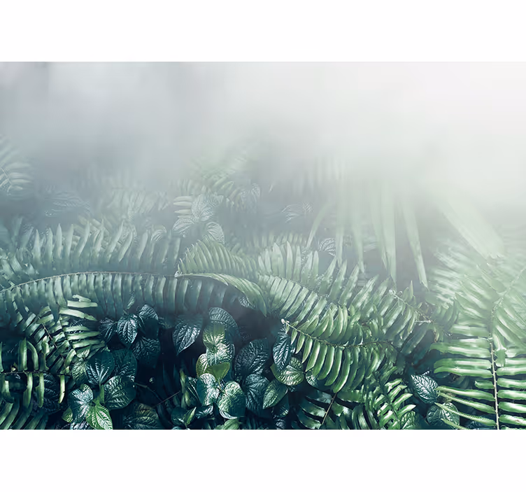 Tapisserie nature paysage de verdure vivante - TenStickers