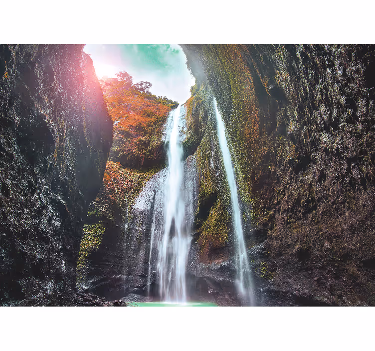 Tapisserie cascade paysage de cascade majestueux - TenStickers
